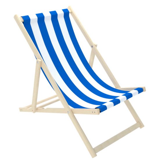 Stolica za plažu Stripes - plavo-bijela