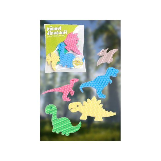 Naljepnice za kupanje od pjene - dinosauri