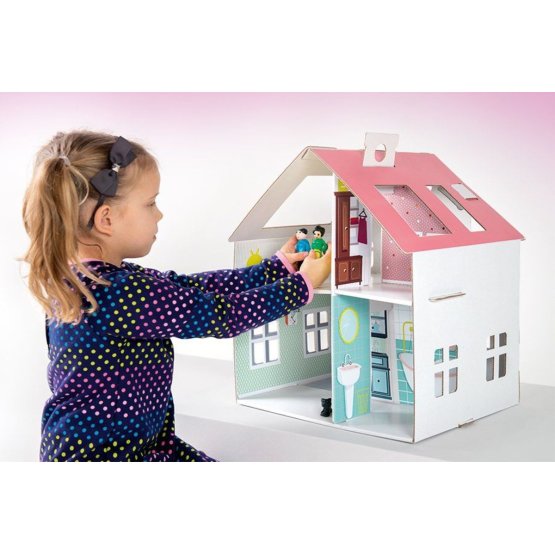 Sanjiv - Dječja kućica za lutke od kartona
