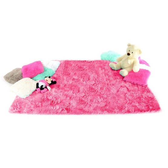 Dětský plyšový koberec Hot Pink 