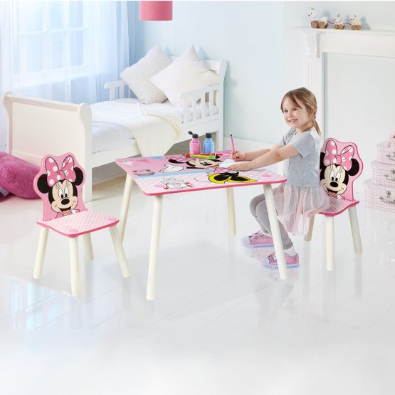 Dječji stol sa stolicama Minnie Mouse
