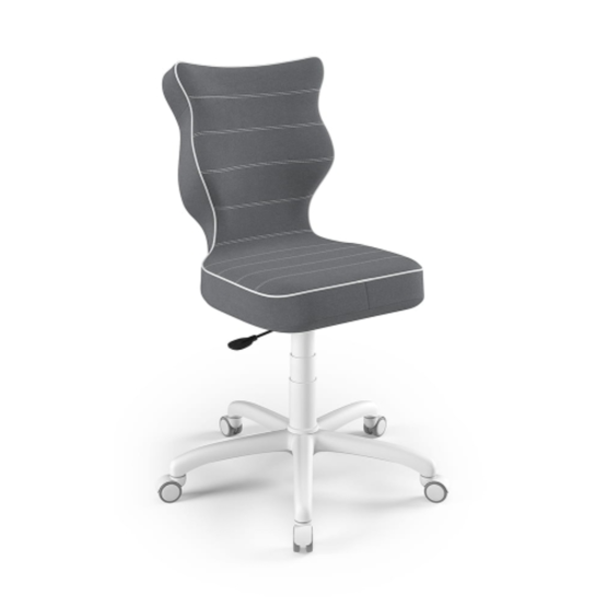 Ergonomska stolica prilagođena visini od 146-176,5 cm - tamno siva