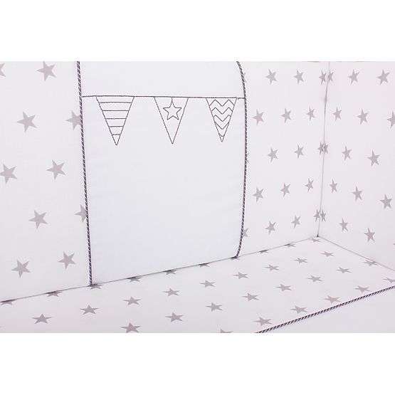 2-dílné povlečení do postýlky minky -  Zebra