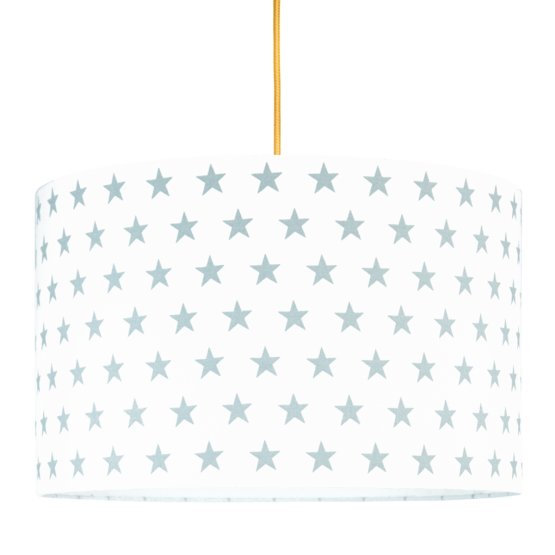 Tekstilna viseća svjetiljka Zvijezde - siva