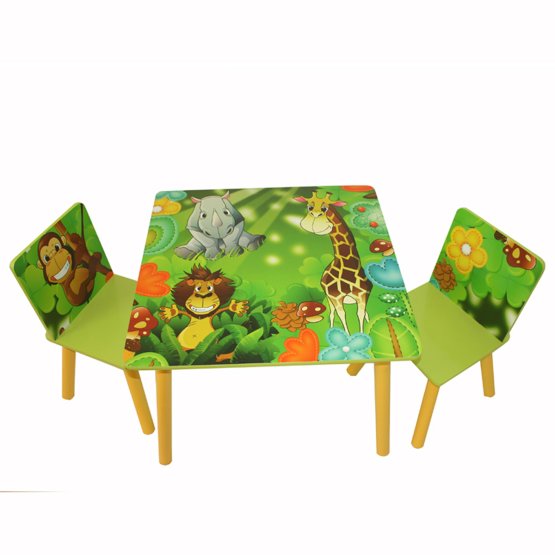 Dječji stol sa stolicama Jungle