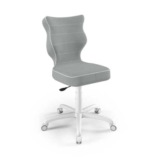 Ergonomska radna stolica prilagođena visini od 159-188 cm - siva