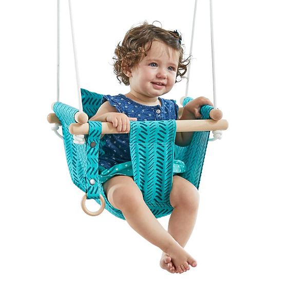 2Kids Toys Dječja tekstilna ljuljačka 100% pamuk tirkizna