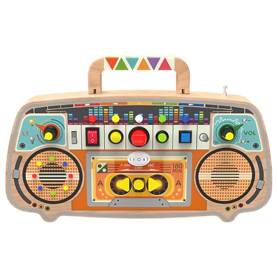 2Kids Toys Drvena FM radio ploča za aktivnosti
