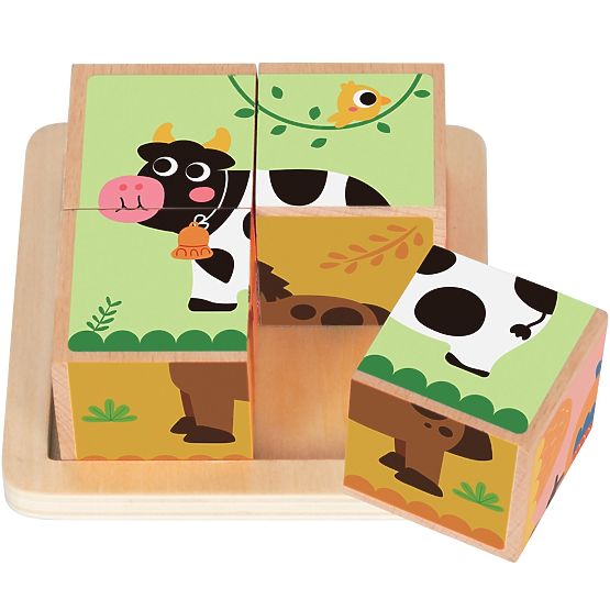 2Kids Toys Drvene kocke Farma 2