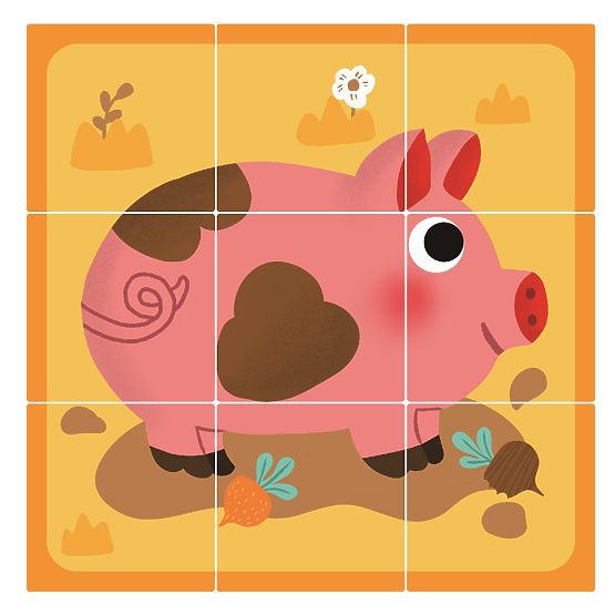 2Kids Toys Drvene kocke Farma