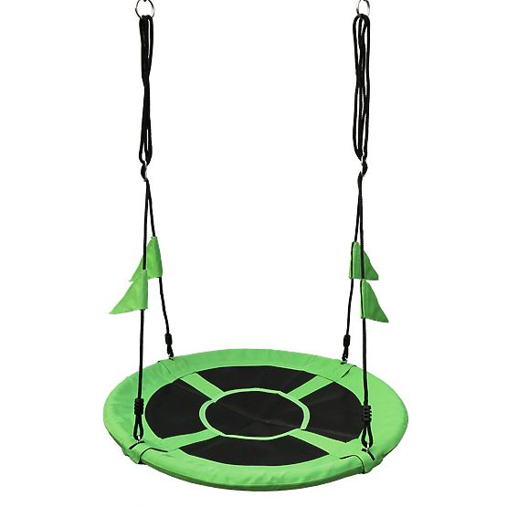 2Kids Toys Ljuljačka Roda gnijezdo s zastavicama zelena