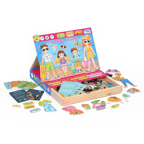 2Kids Toys Magnetno odijevanje Obitelj
