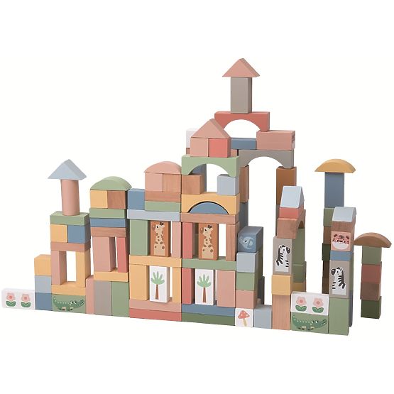 2Kids Toys Safari kocke sa životinjama 120 kom