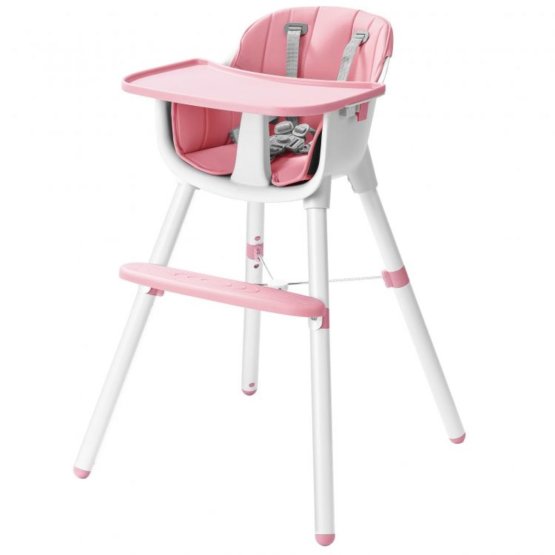Blagovaonska stolica 2u1 Chloe - ružičasta