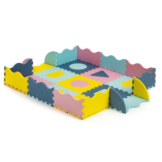 Pjenasta podloga - puzzle u pastelnim bojama