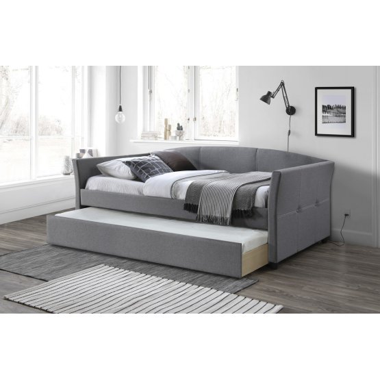 Krevet sa pomoćnim ležajem SANNA 90 x 200 cm - Siva