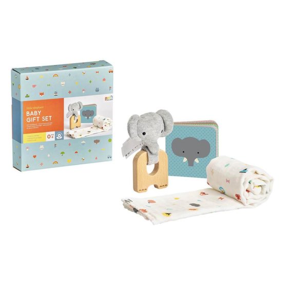 Petit Collage Baby slonić poklon set