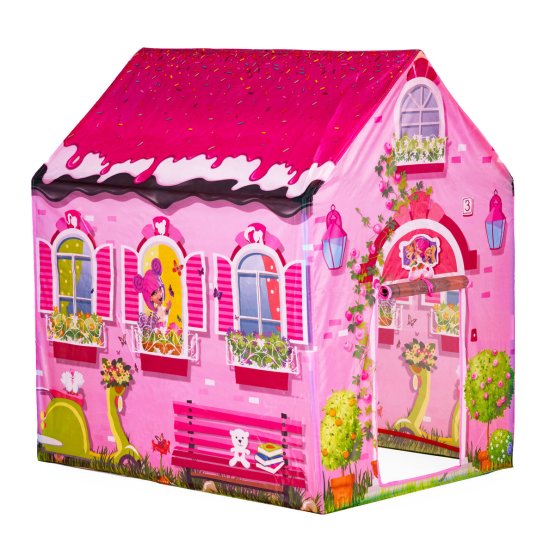 Šator za djecu - roza kućica