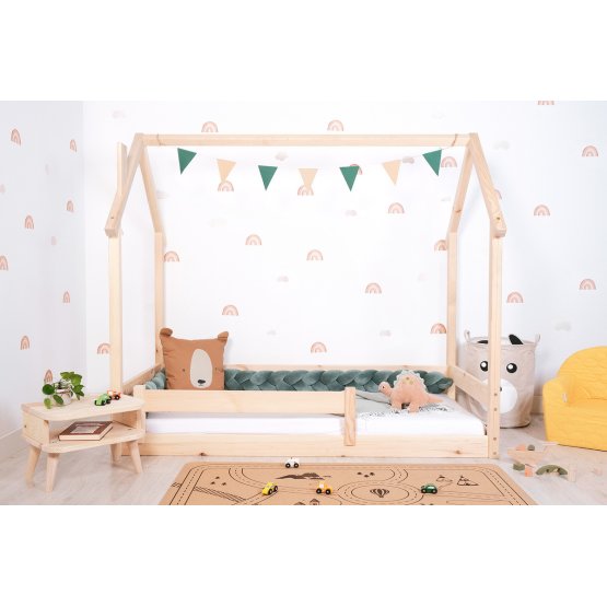 Dječja Montessori krevet kućica Chimney - lakirana