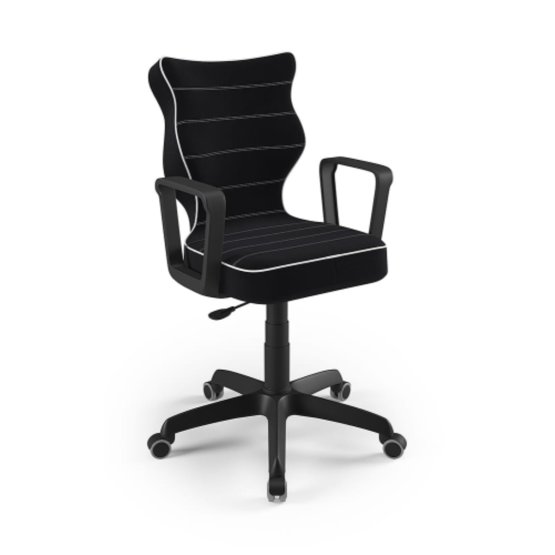 Uredska stolica prilagođena visini od 146 - 176,5 cm - crna