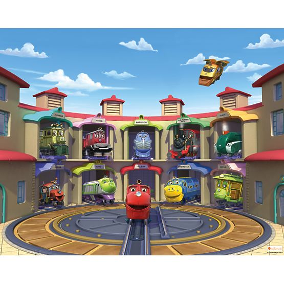 3D tapeta Chuggington