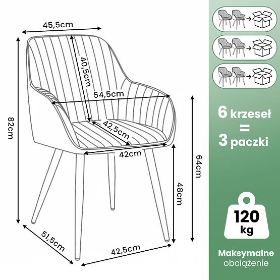 6x Baršunasta tapecirana stolica s prošivanjem Bočica Zelena FLORENCE Crne noge