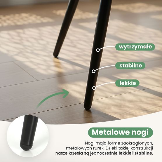 6x Tapecirana stolica s kvadratnim prošivom Tamni Grafit LUXANO Crne noge tkanina Lumos
