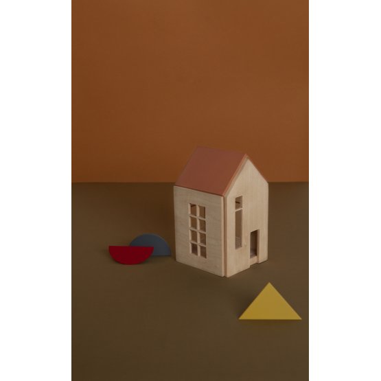 Magnetna Montessori drvena kućica - terra
