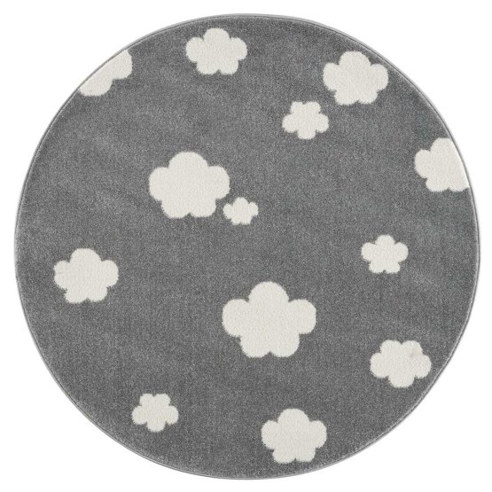 Dětský koberec Sky Cloud - šedý