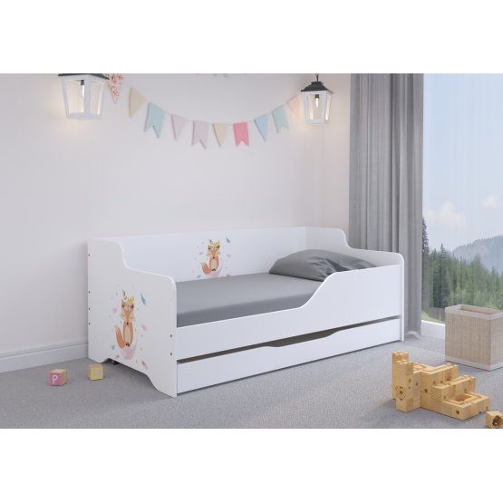 Dječji krevet s uzglavljem LILU 160 x 80 cm - Lisica