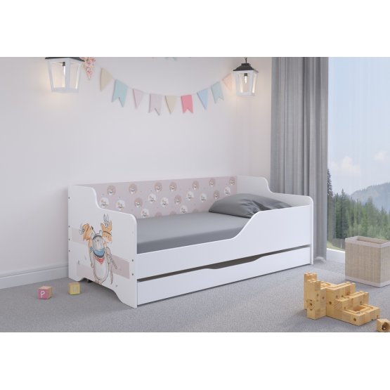 Dječji krevet s uzglavljem LILU 160 x 80 cm - Medvjed