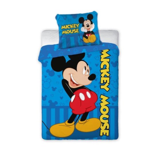 Dječja posteljina Mickey Mouse - plava