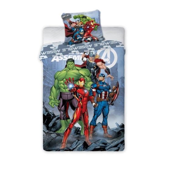 Dječja posteljina 140x200 cm + 70x90 Avengers