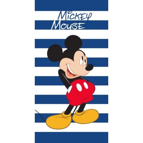 Ručnik za bebe Mickey Mouse - plavo-bijeli