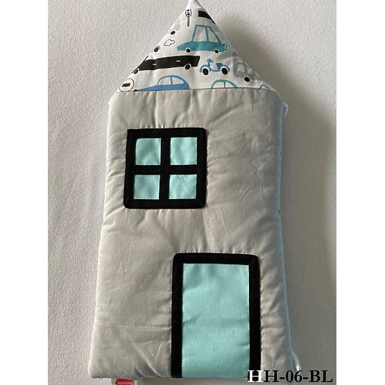 Baby Dream - Modularni krevetić mantinel - sivo-plavi