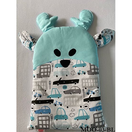 Baby Dream - Modularni krevetić mantinel - sivo-plavi