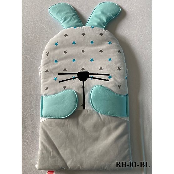 Baby Dream - Modularni krevetić mantinel - sivo-plavi