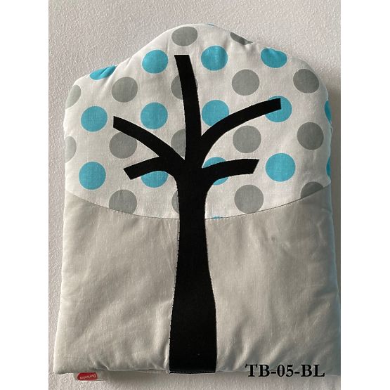 Baby Dream - Modularni krevetić mantinel - sivo-plavi