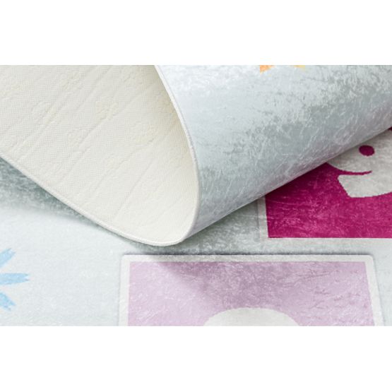 BAMBINO 1075 prostirka za pranje, skakanje, brojevi za djecu protiv klizanja - zelena