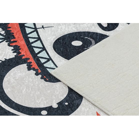 BAMBINO 1129 dječji tepih za pranje panda protuklizni - krem