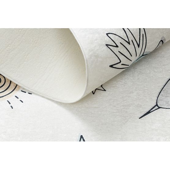 BAMBINO 1278 prostirka za pranje Svemirska raketa za djecu protuklizna - krem