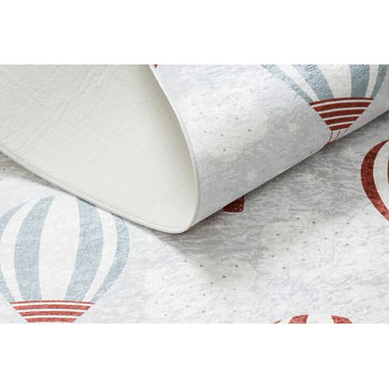 BAMBINO 1349 prostirka za pranje Baloni, oblaci za djecu protuklizna - siva