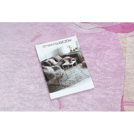 BAMBINO 42830 dječji tepih za pranje Balerina protuklizni - ružičasti