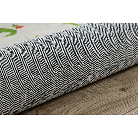 BAMBINO 50230 tepih za pranje Zoološki vrt, ulica za djecu protiv klizanja - bež / zelena