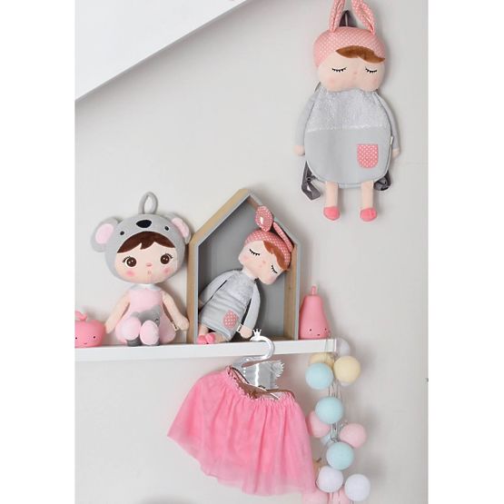 Batůžek s oušky METOO - šedý