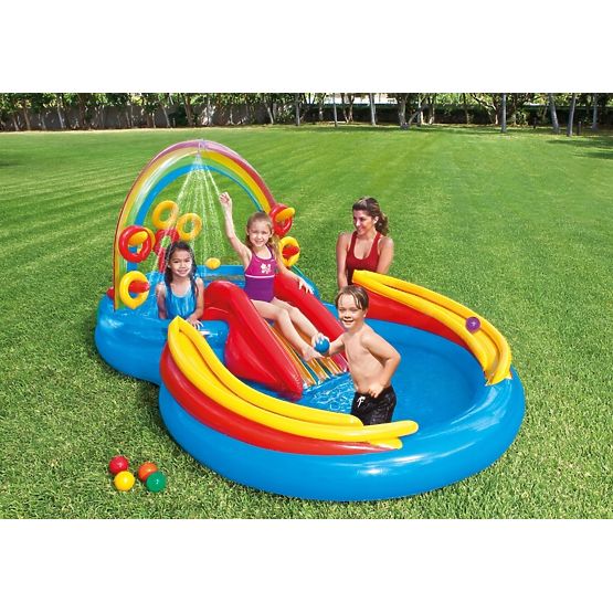 bazen za djecu s toboganom RAINBOW