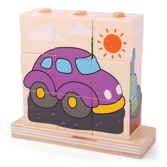 Bigjigs Baby Snap-on blokira prijevozna sredstva