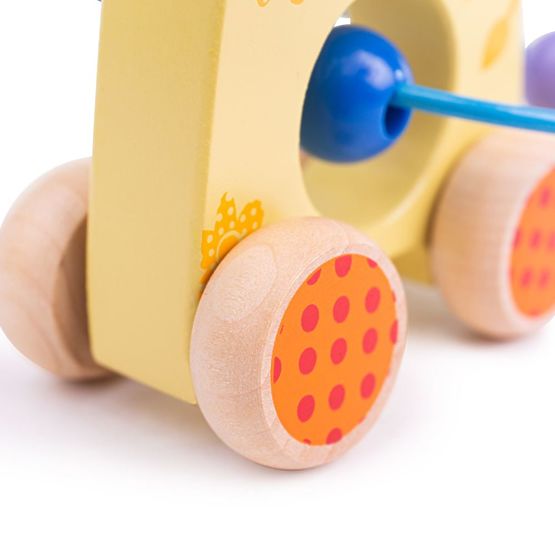 Bigjigs Baby žirafa labirint na kotačima