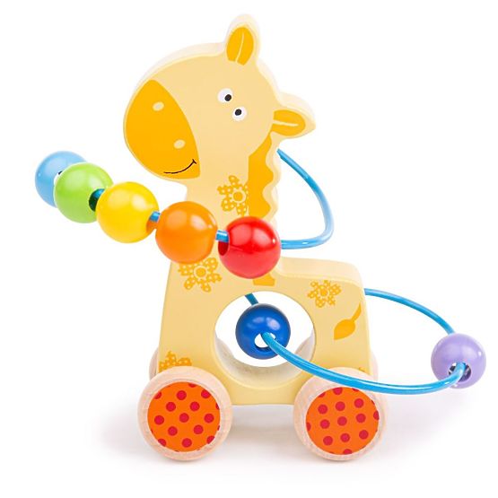 Bigjigs Baby žirafa labirint na kotačima