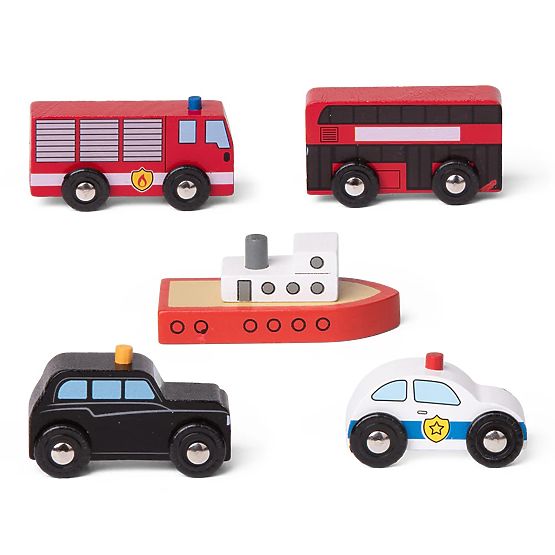 Bigjigs Rail City Cars